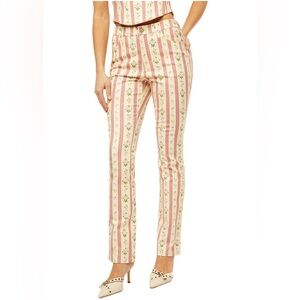WEWOREWHAT Floral Mid Rise Ankle Jeans